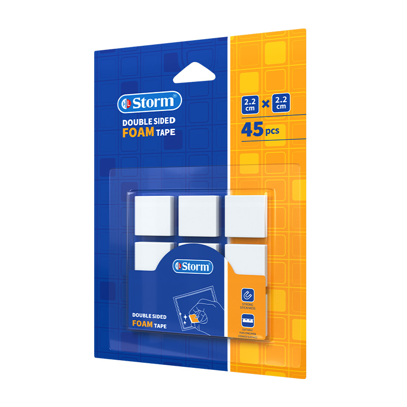 Foam Double Sided Square Shape