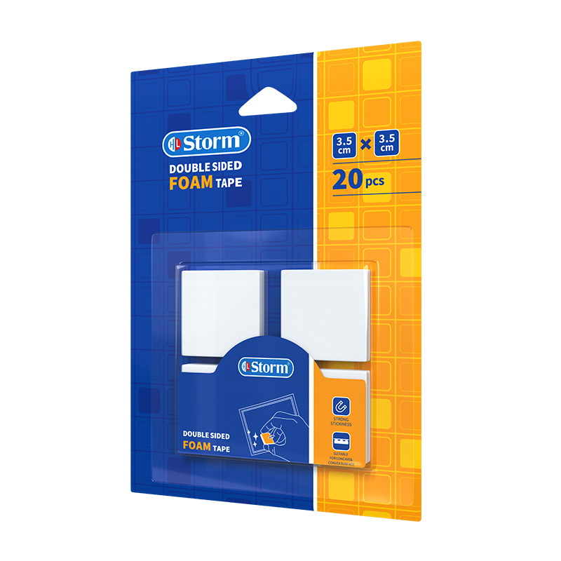 Foam Double Sided Square Shape