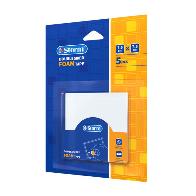 Foam Double Sided Square Shape